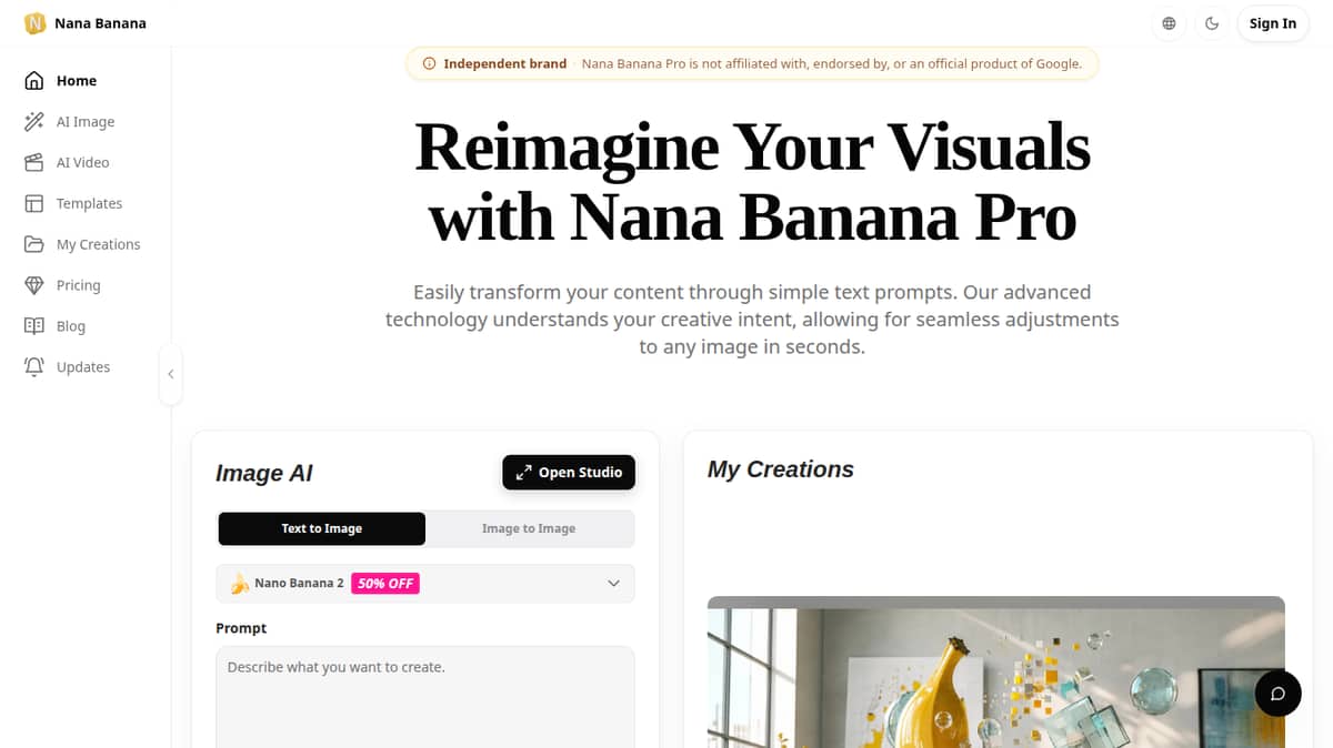 Nana Banana Pro AI Image