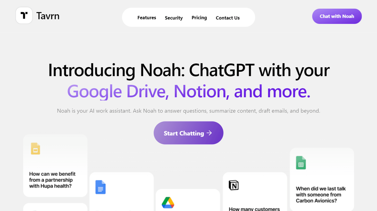 Tavrn (formerly Noah)