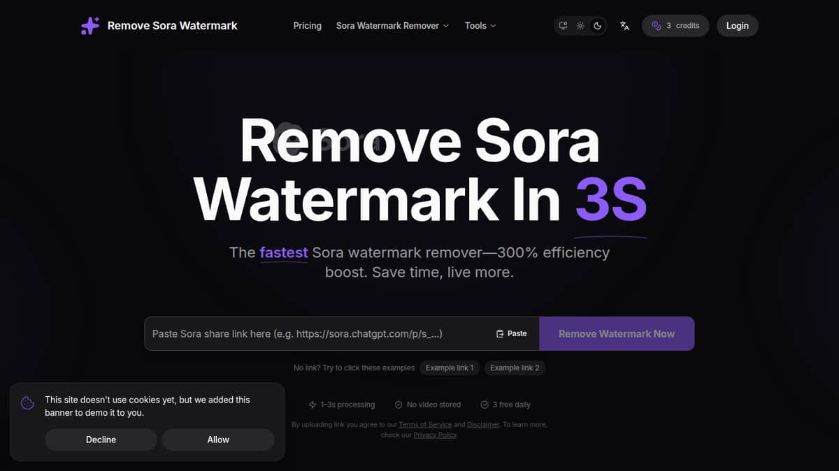 Remove Sora Watermark