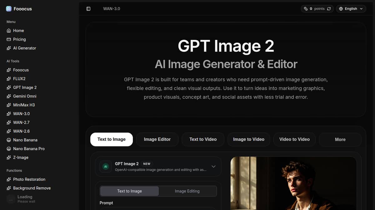 GPT Image 2 by Fooocus