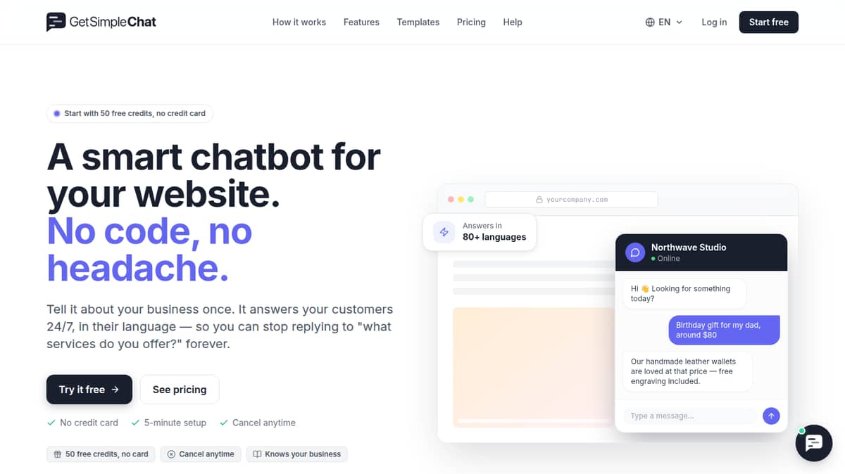 Get Simple Chat