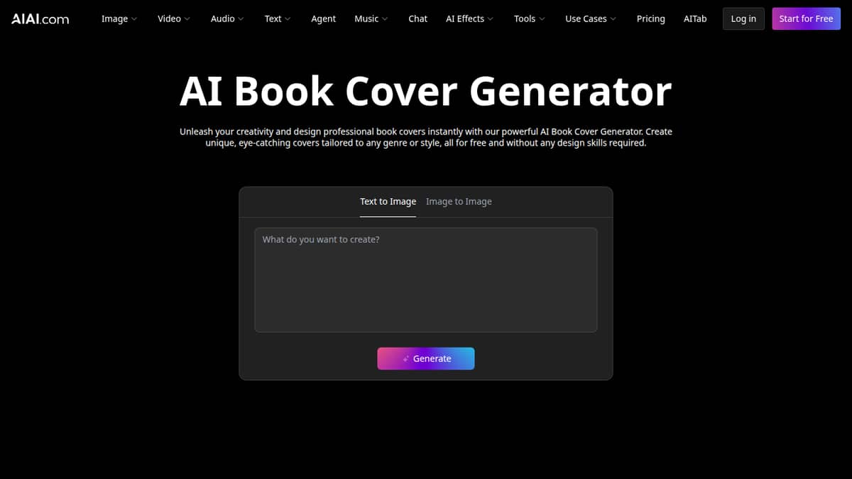 AI Book Cover Generator