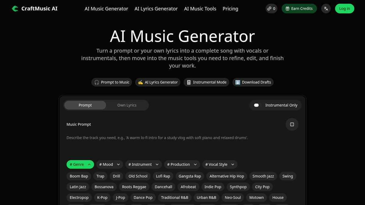 CraftMusic AI