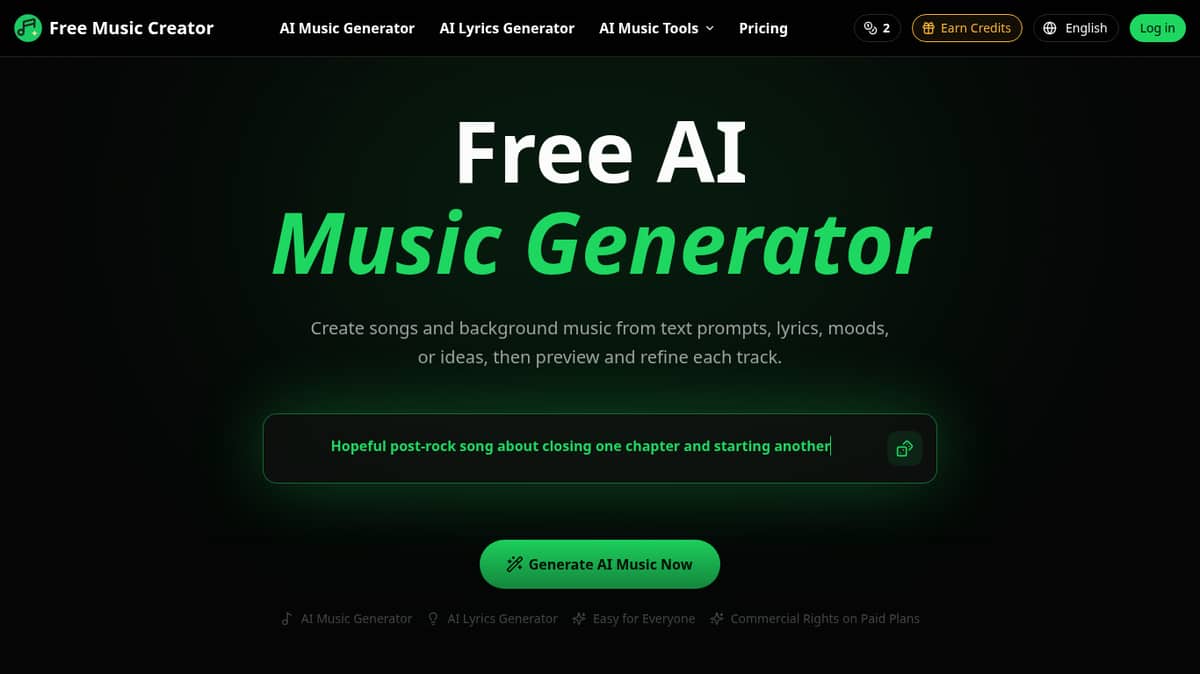 Free Music Creator AI