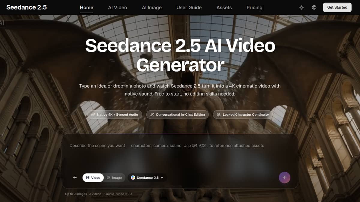 Seedance 2.5 AI Video Generator