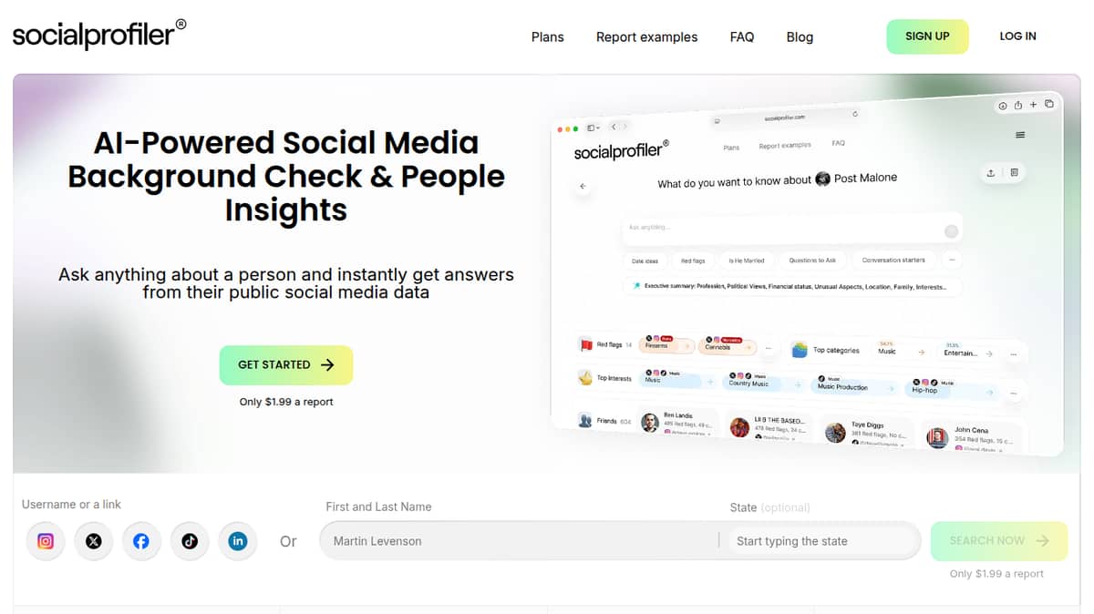 Socialprofiler