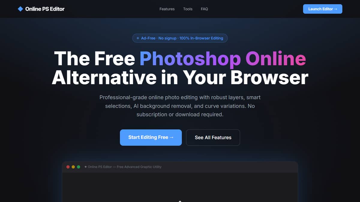 Online PS Editor
