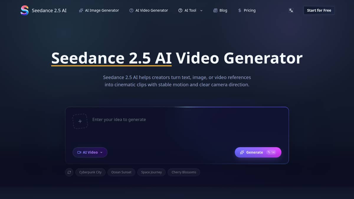 Seedance 2.5 AI