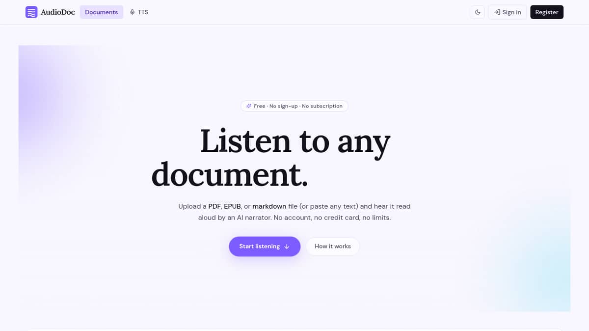 AudioDoc