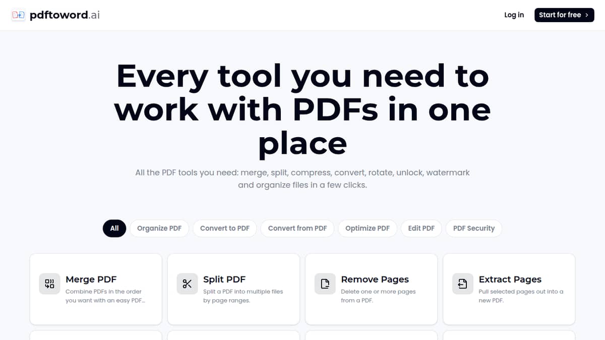 PDF to Word AI