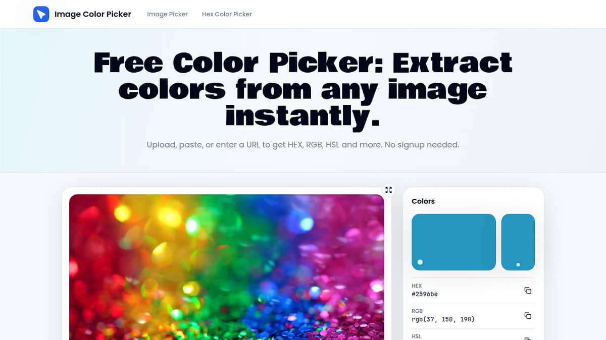 Image Color Picker