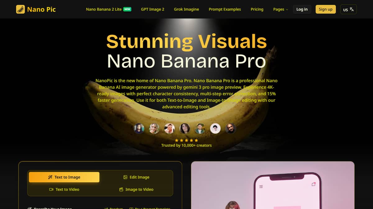 Nano Banana Pro (formerly NanoPic)