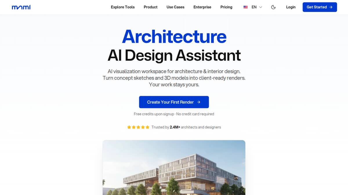 mnml.ai - Architecture AI Render