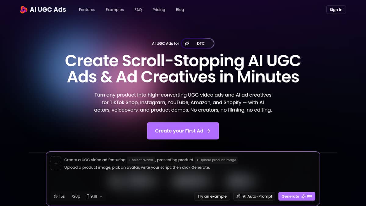 AI UGC Ads