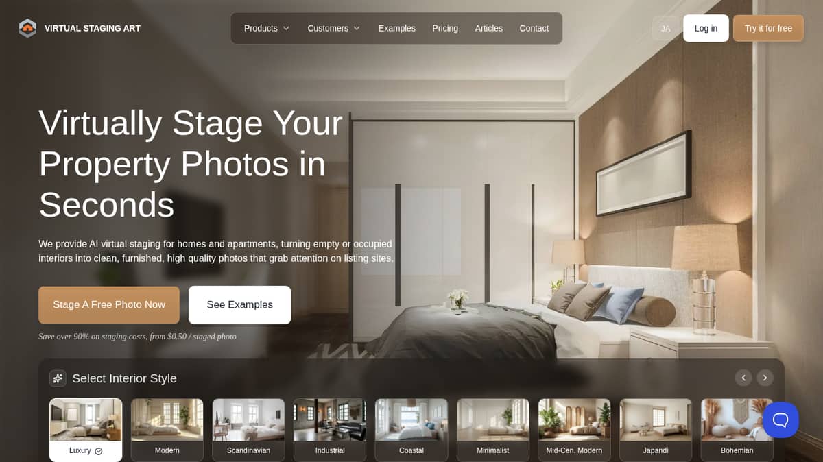AI Virtual Staging
