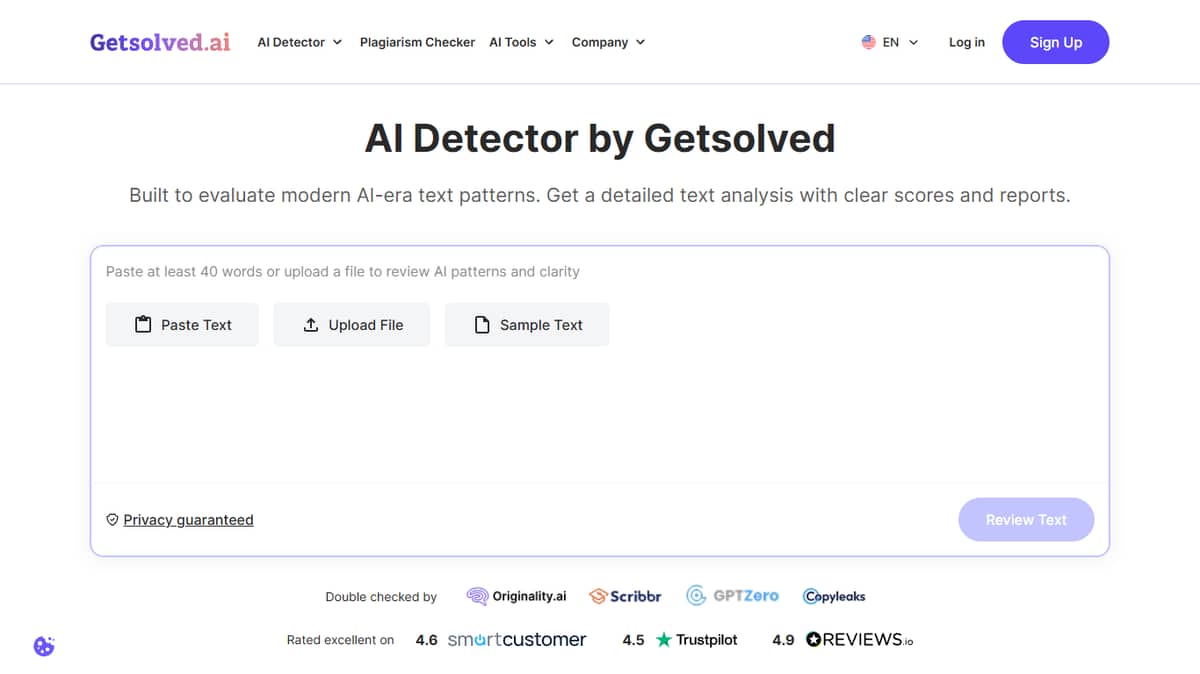 Getsolved AI Detector