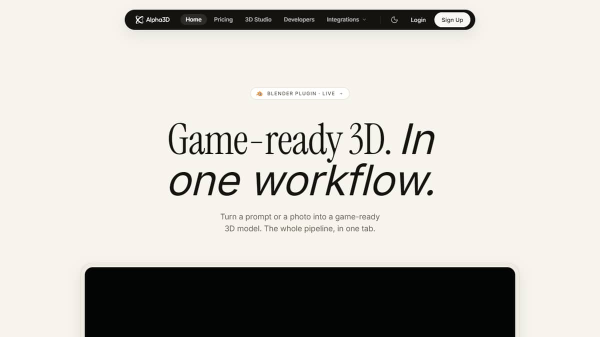 Alpha3D