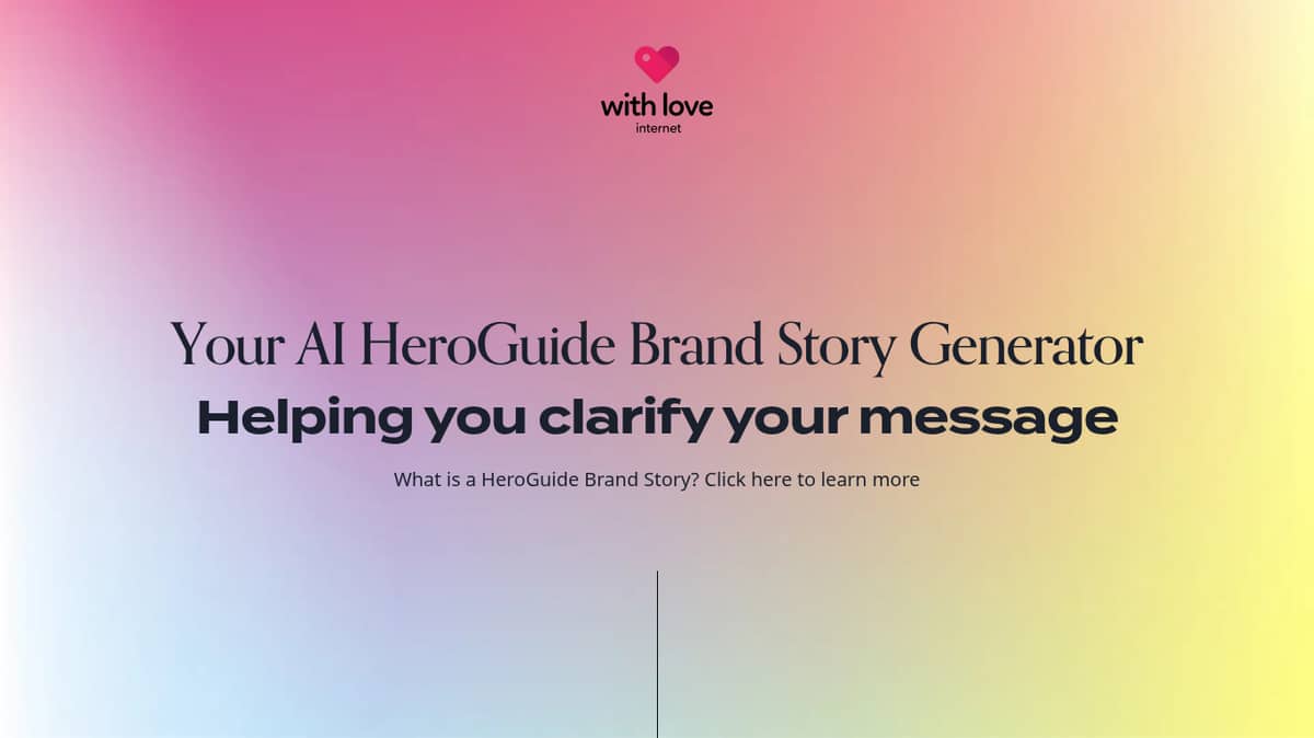 HeroGuide Brand Story Generator