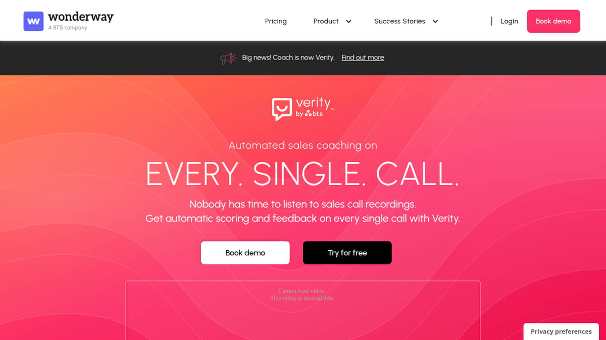 Verity (formerly AI Coach by Wonderway)