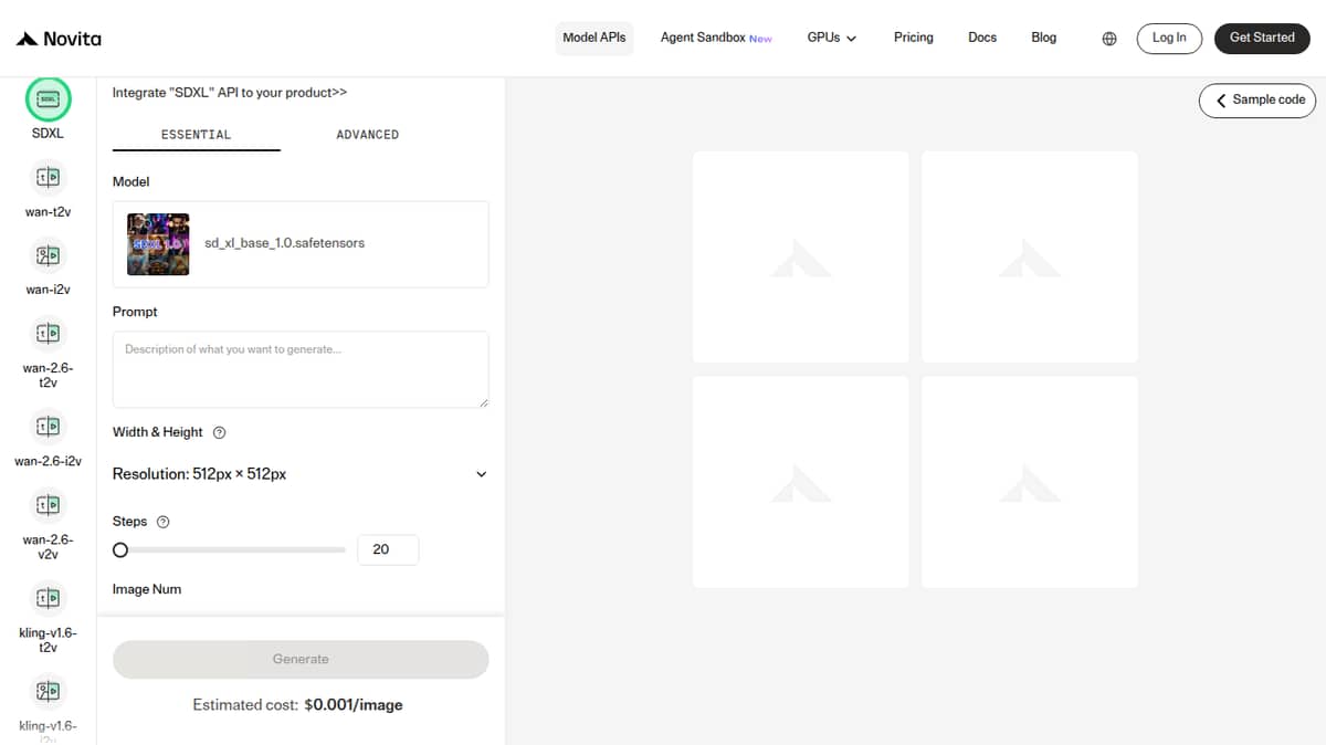The Replace-background API of novita.ai