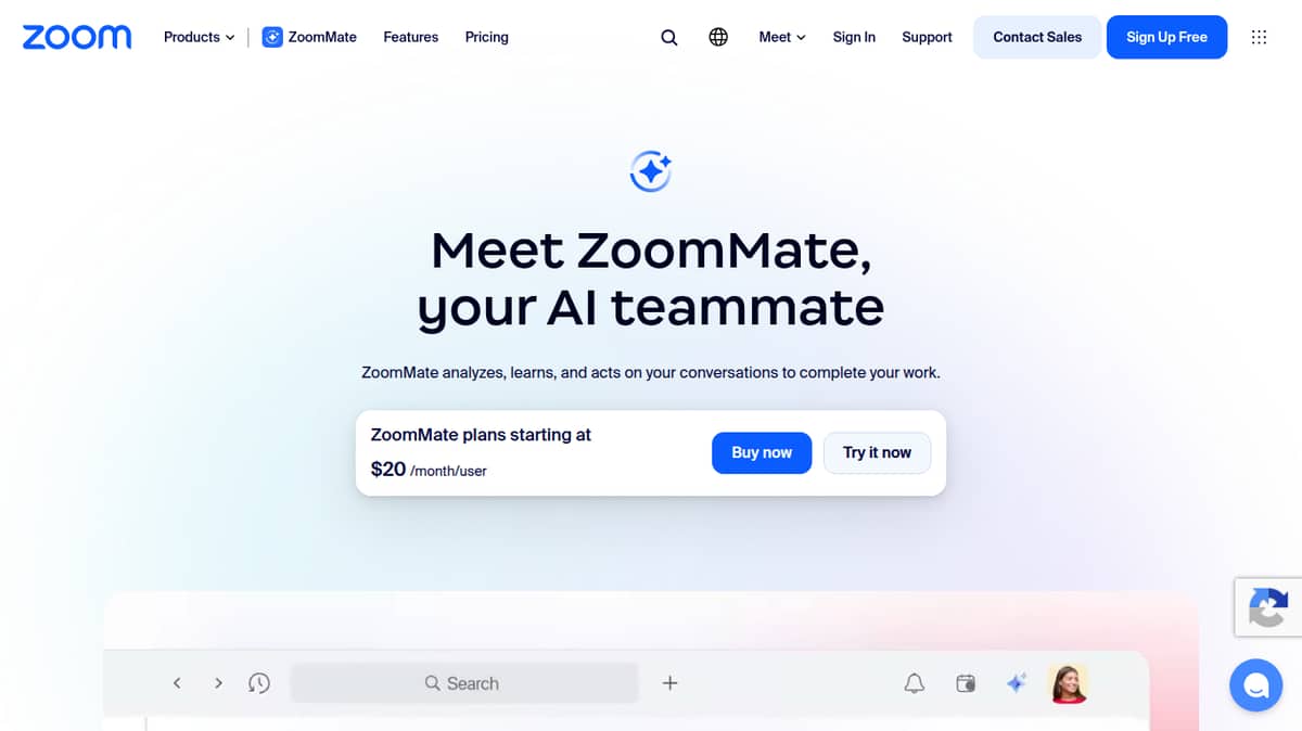 ZoomMate (formerly Zoom AI Companion)