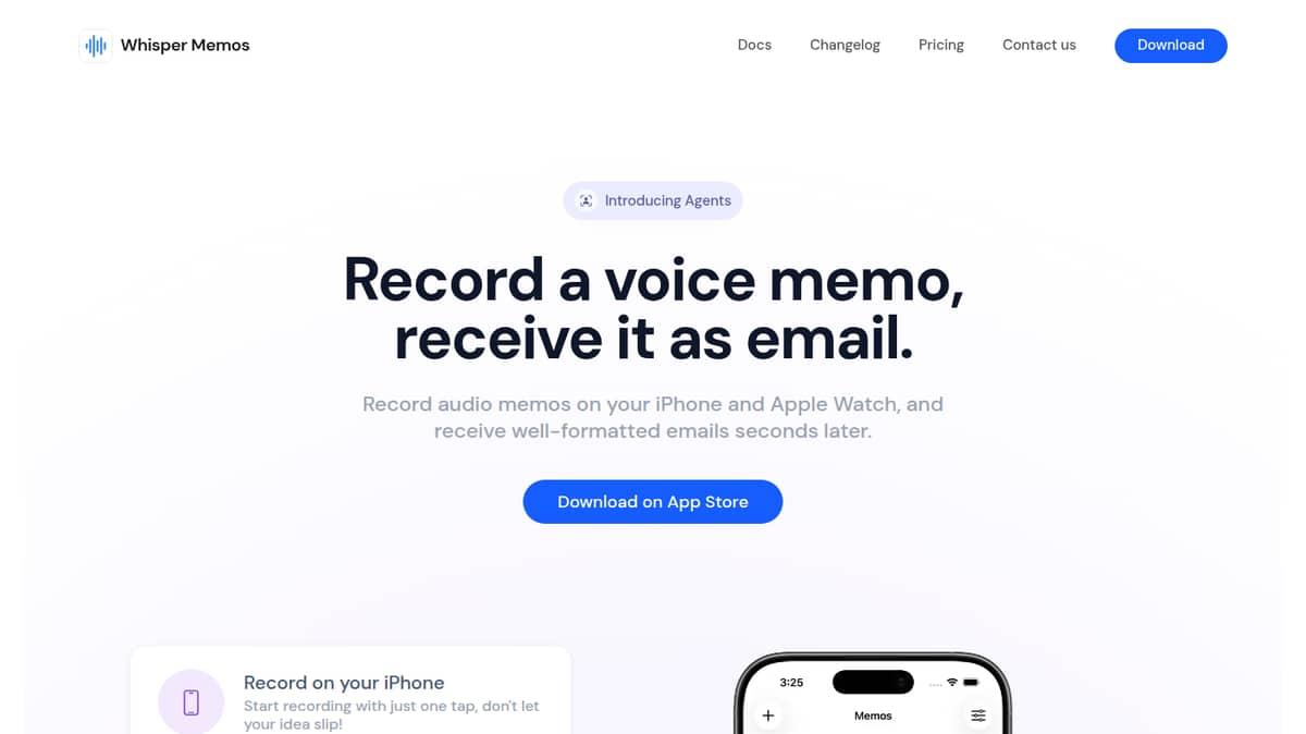 Whisper Memos
