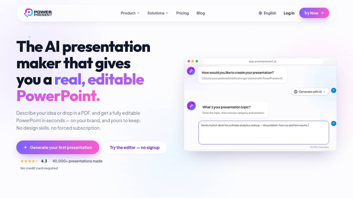 Powerpresent AI