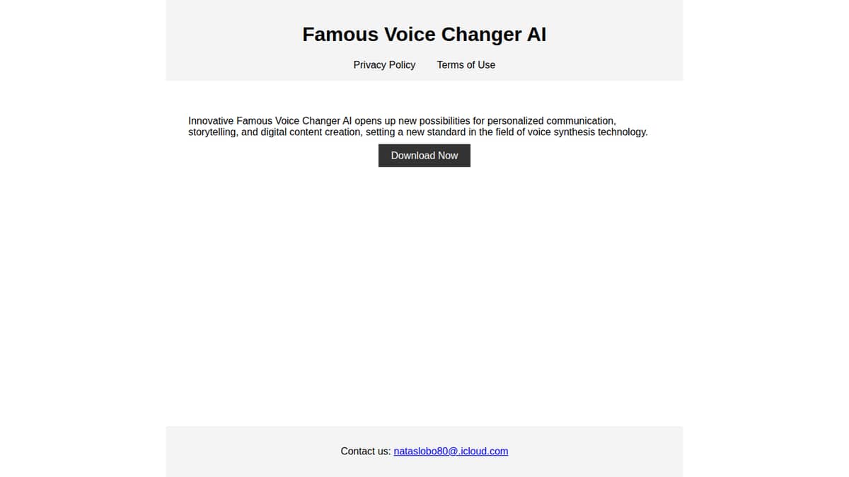 Celebrity Voice Changer