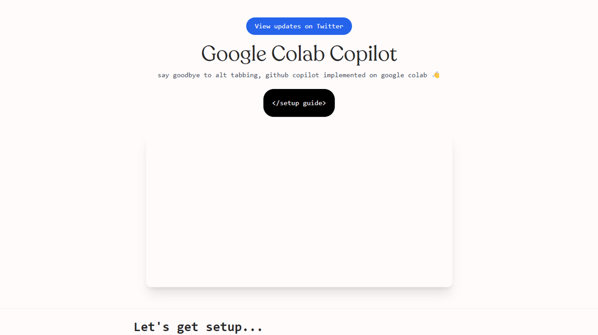 Google Colab Copilot