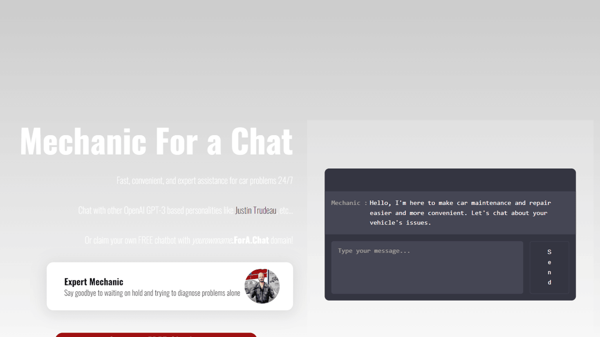 Mechanic For A Chat