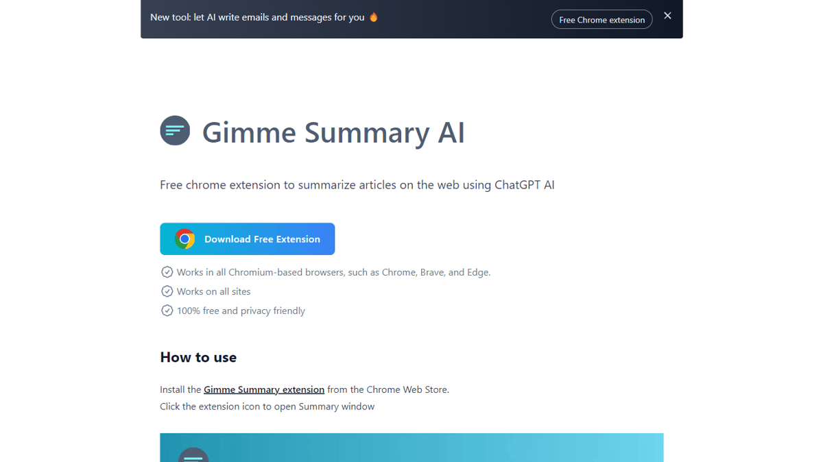 Gimme Summary AI