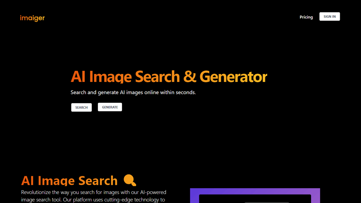Imaiger (formerly AI Image Search By Imaiger)