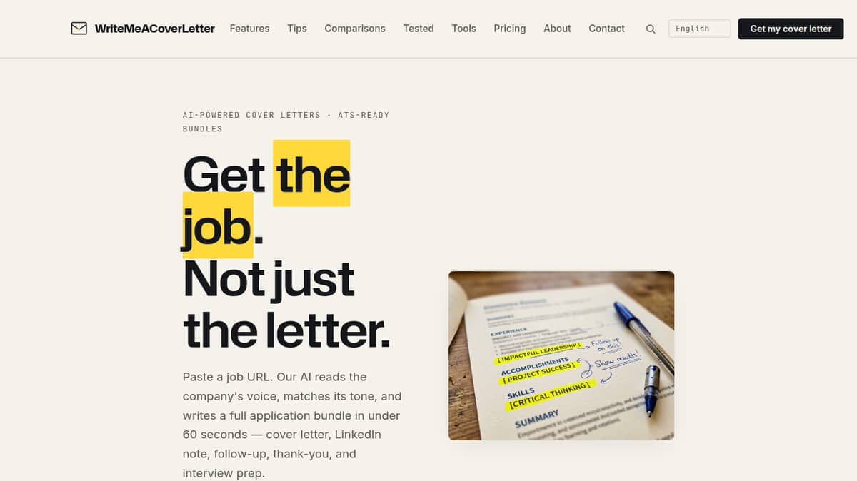 Write Me A Cover Letter