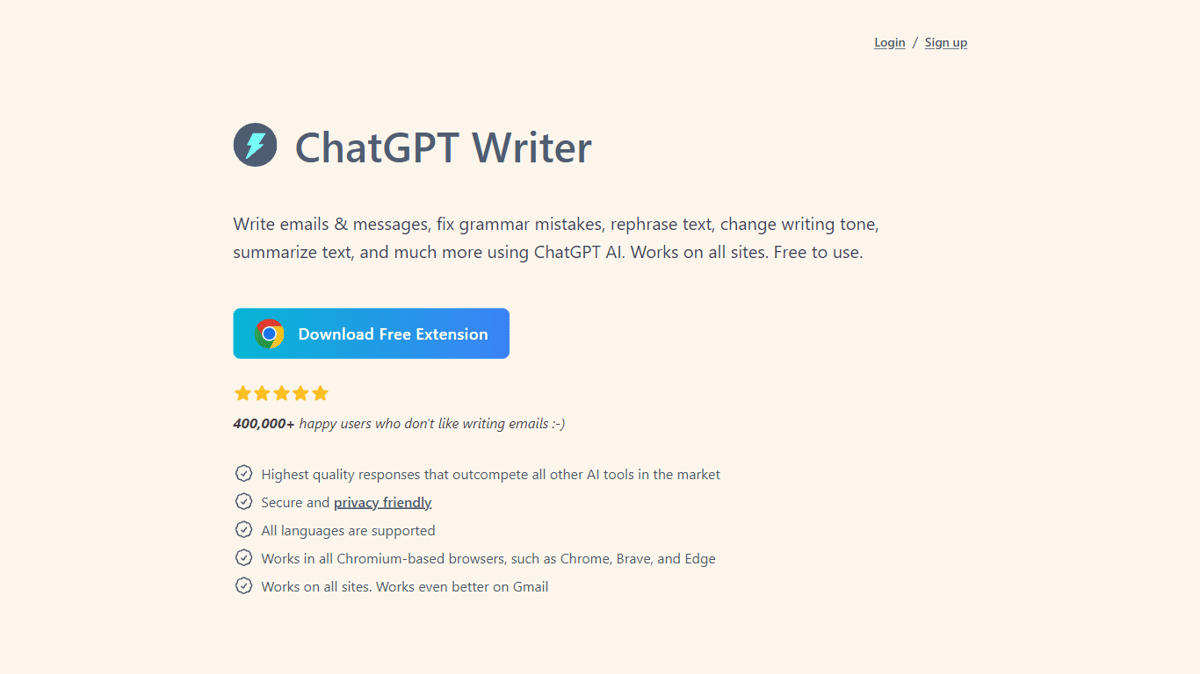 Jetwriter AI (formerly ChatGPT Writer)