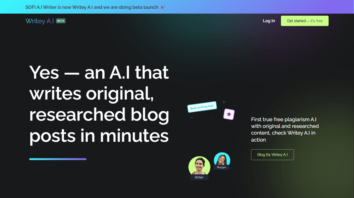 Writey A.I