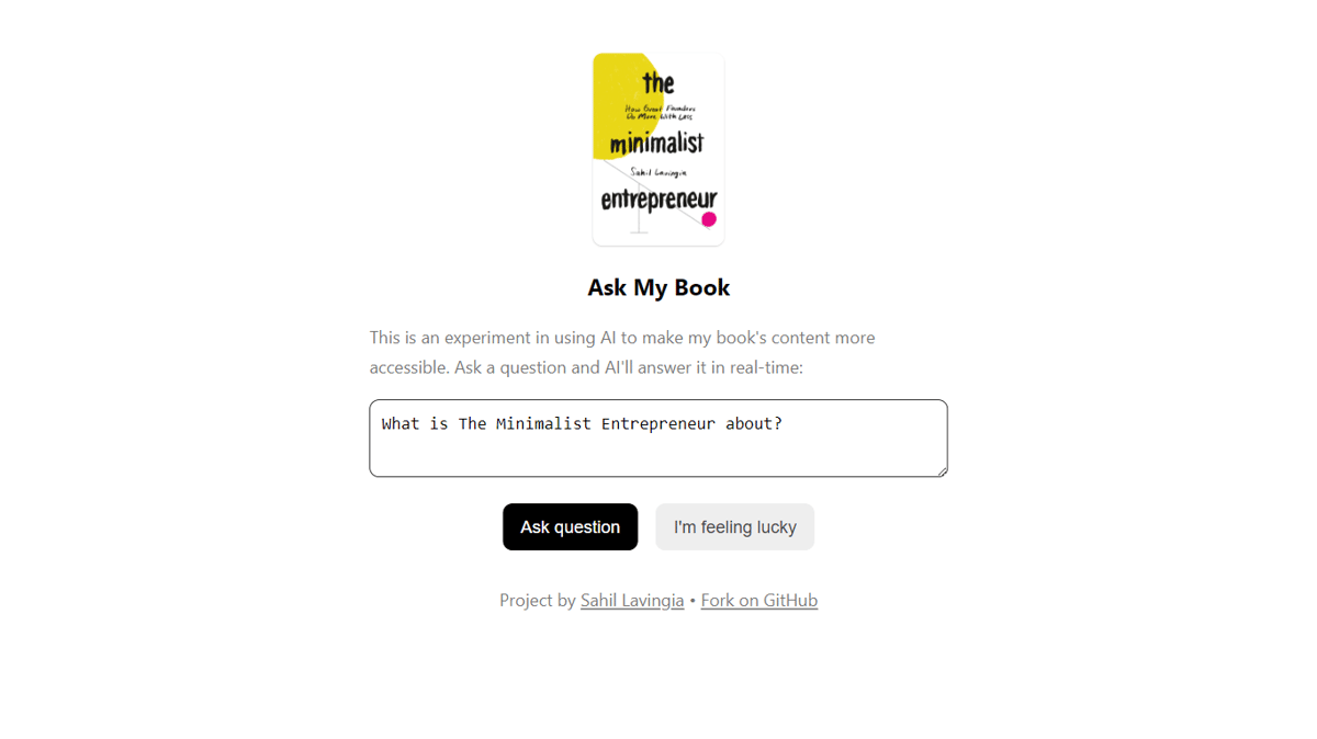 Ask My Book