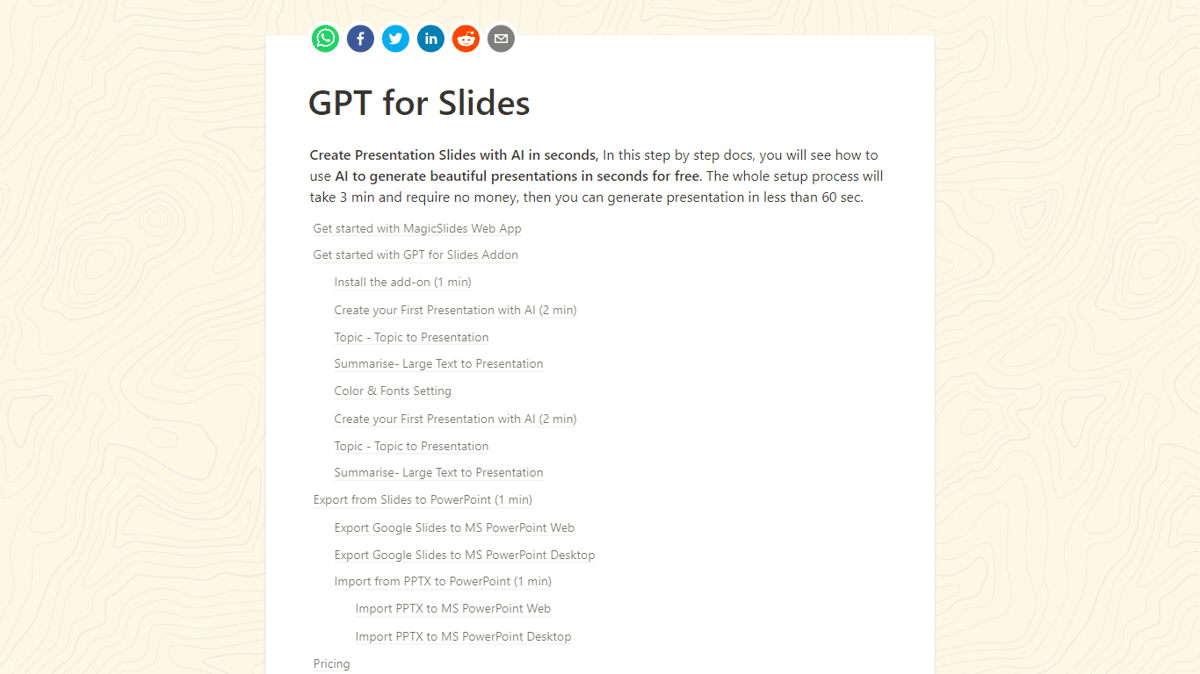 GPT for Slides