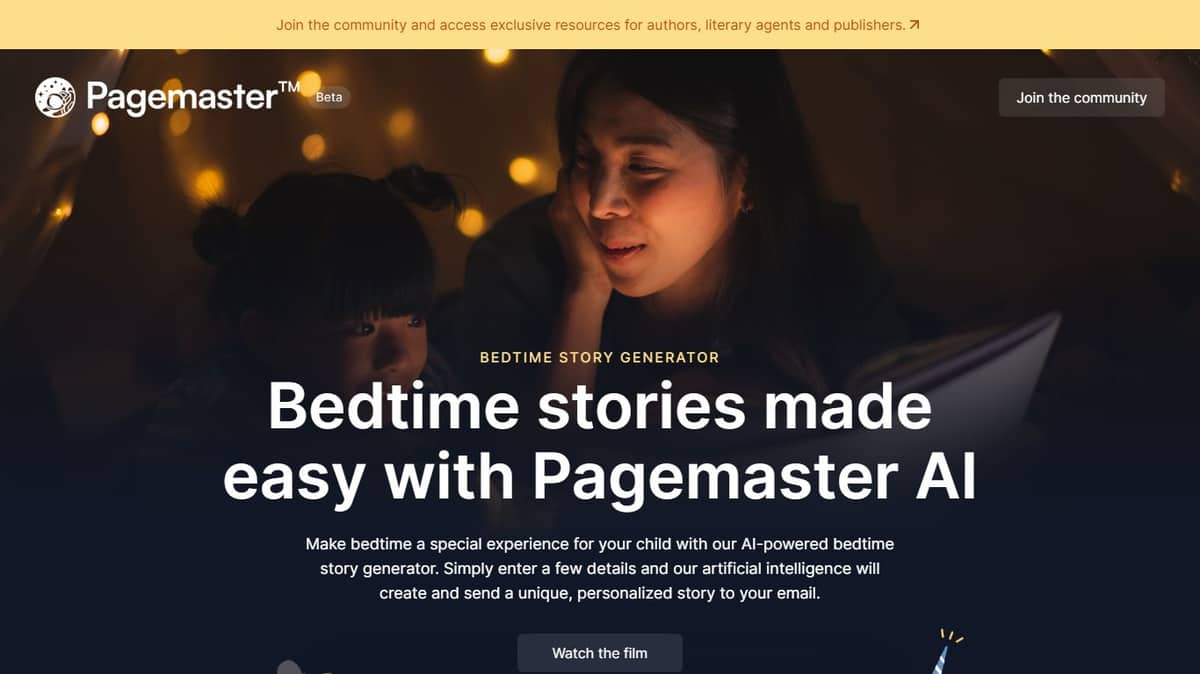 Storytailor (formerly Pagemaster Bedtime Story Generator)
