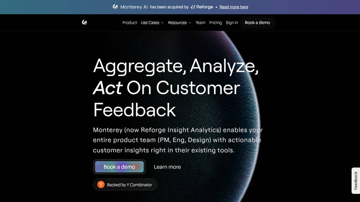 Reforge Insight Analytics (formerly Monterey AI)