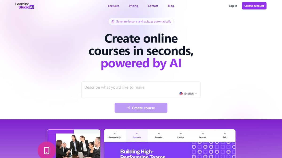 Learning Studio AI