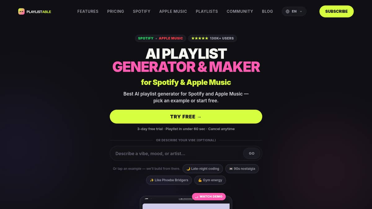 Playlistable