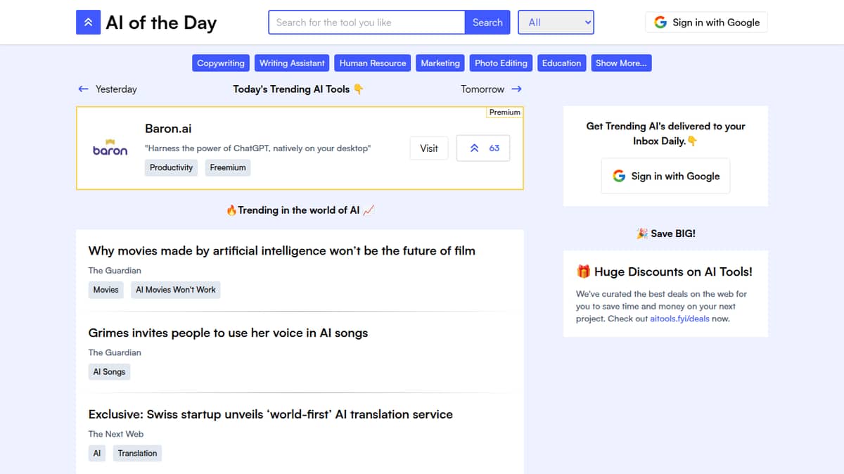 AI of the Day