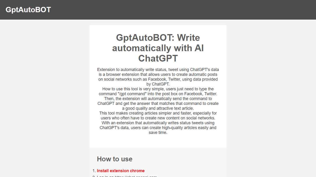 GptAutoBOT