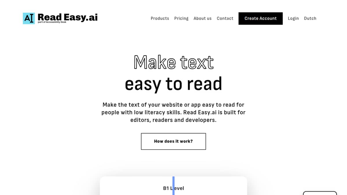 Read Easy.ai