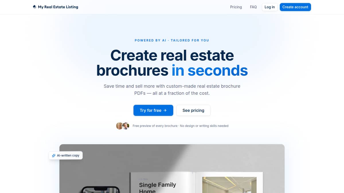My Real Estate Listing AI