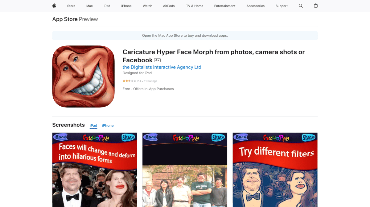 Caricature Hyper Face Morph