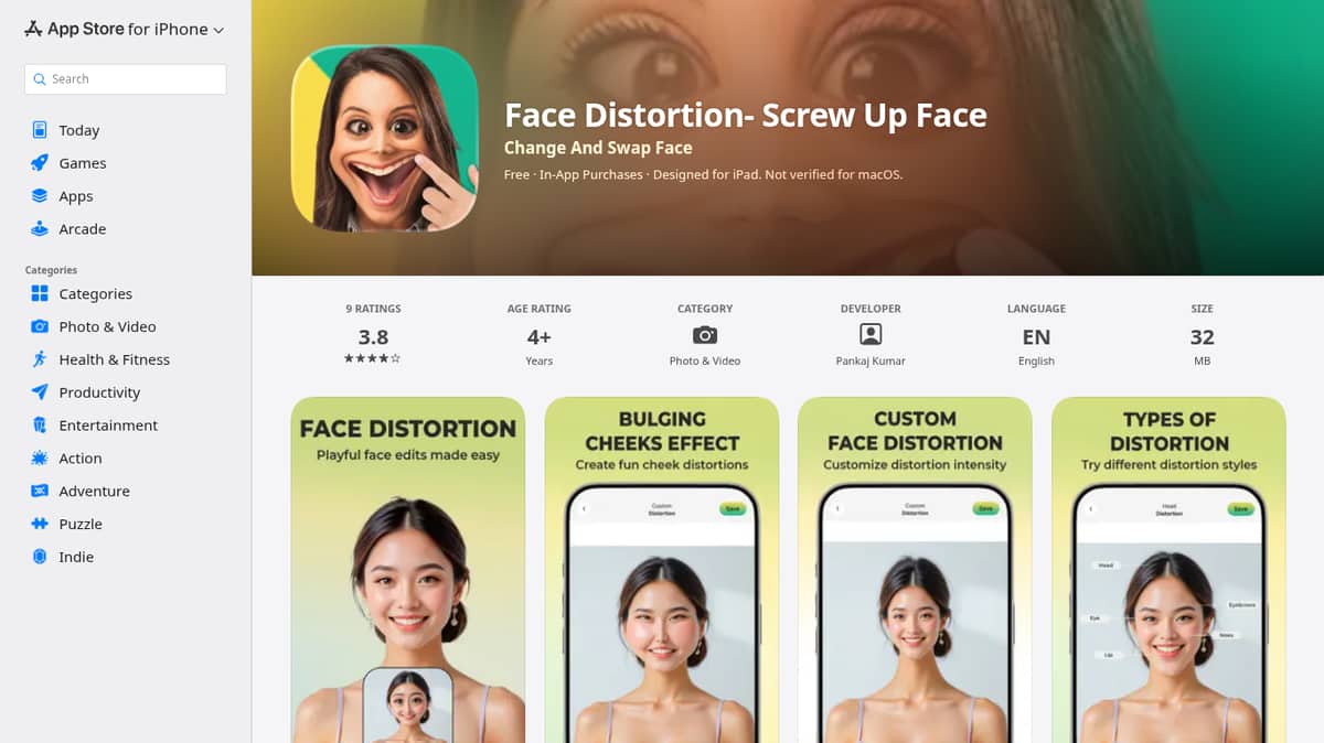 Face Distortion