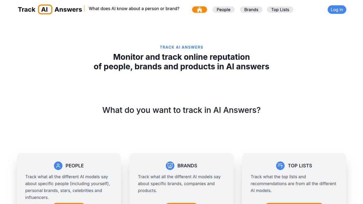 Track AI Answers