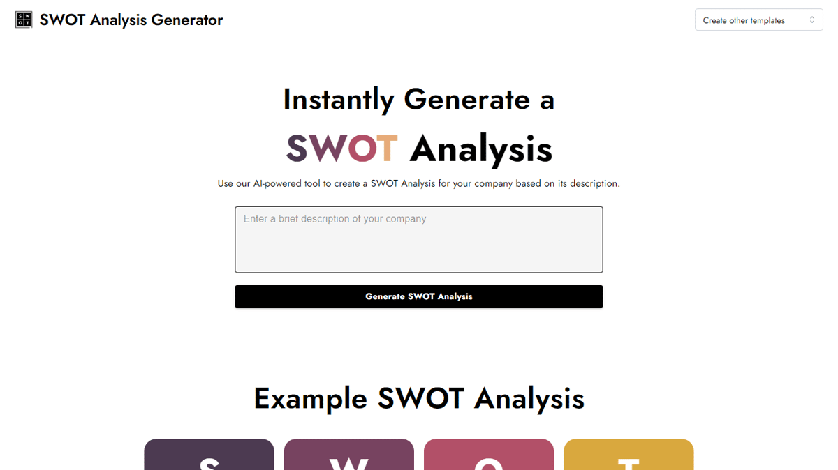 SWOT Analysis