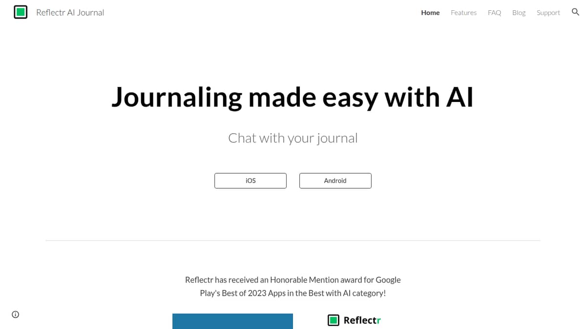 Reflectr AI Journal